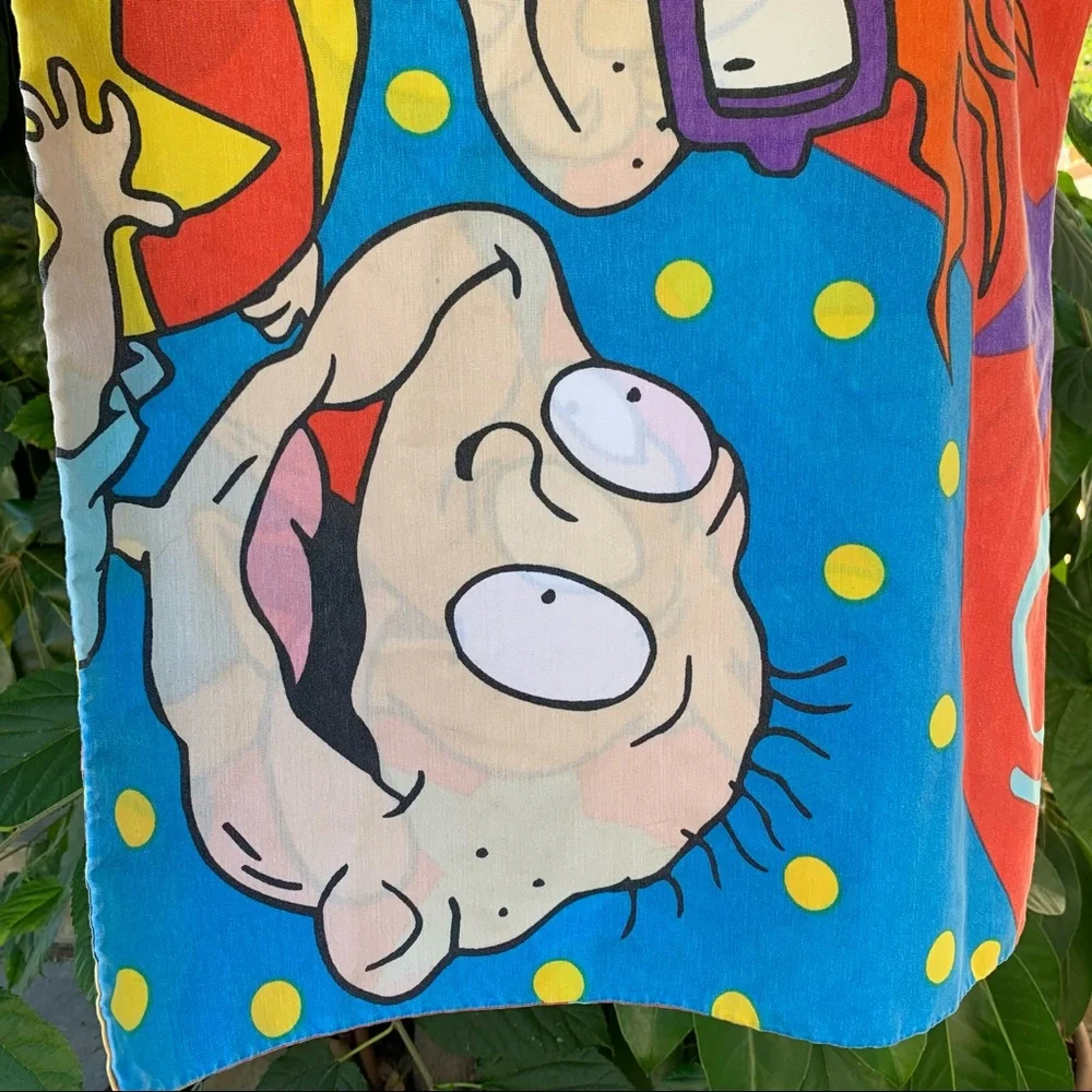 Vintage 90s Rugrats graphic pillow case
